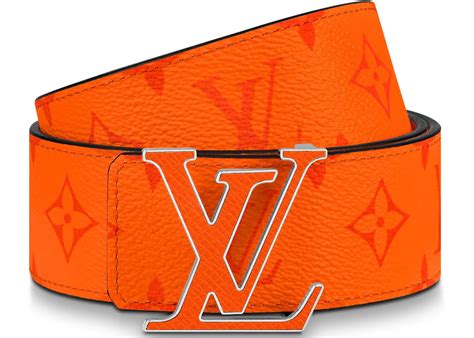 louis vuitton belt orange buckle|Louis Vuitton belt buckle men.